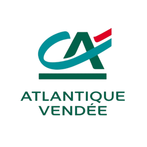 Logo Crédit Agricole Atlantique Vendée. Partenaire entrepreneuriat, innovation, territoire Vendée et Loire-Atlantique.
